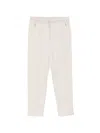 Eleventy Drawstring Zip-pocket Track Pants In Neutral