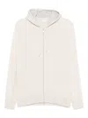 Eleventy Zip-fastening Cardigan In White
