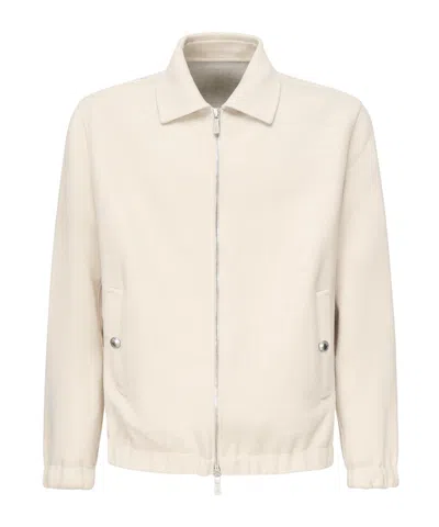 Eleventy Zip-front Casual Jacket In Pink