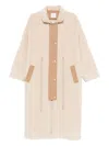 Eleventy Zip-up Coat In Neutral
