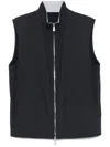 Eleventy Zip-up Gilet In Blue
