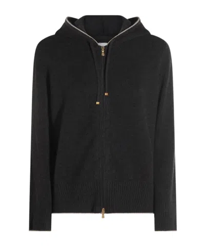 ELEVENTY ZIP-UP HOODED SWEATER