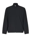 Eleventy Zipper Bomber Jacket Elastic Cuffs In Black