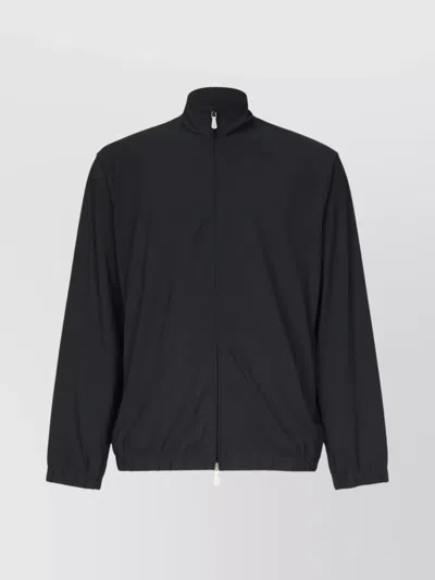 Eleventy Zipper Bomber Jacket Elastic Cuffs
