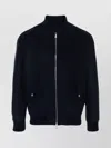 Eleventy Zippered Bomber Jacket Side Pockets In Blue