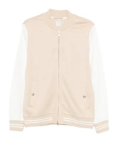 Eleventy Zip-up Bomber Jacket In Transparent