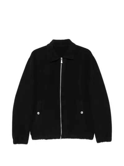 Eleventy Zip-up Bomber Jacket In Blue