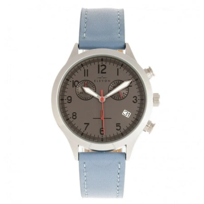 Elevon Antoine Chronograph Quartz Charcoal Dial Men's Watch Ele113-5 In Blue / Charcoal