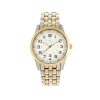 Elevon Garrison Bracelet Watch W/date In Gold/white