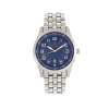 Elevon Garrison Bracelet Watch W/date In Silver/blue