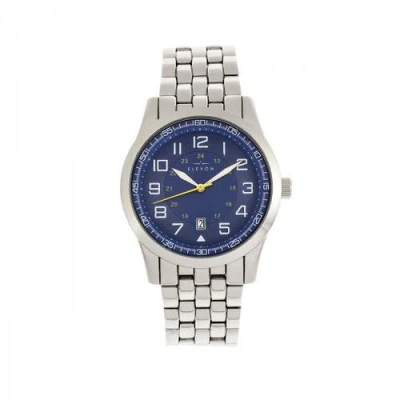 Elevon Garrison Bracelet Watch W/date In Metallic