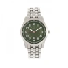 Elevon Garrison Bracelet Watch W/date In Silver/green