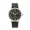Elevon Northrop Wool-overlaid Leather-band Watch In Charcoal/black