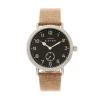Elevon Northrop Wool-overlaid Leather-band Watch In Tan/black