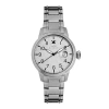 Elevon Stealth Bracelet Watch W/date In Silver