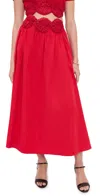 Elexiay Eze Skirt Red