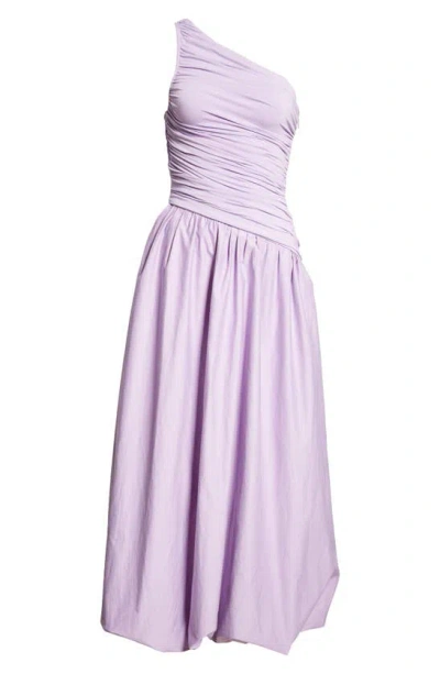 Elexiay Kebbi One-shoulder Dress In Lavender