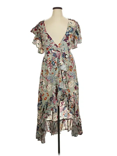Pre-owned E.l.f. Cocktail Dress In Gray