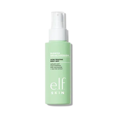 E.l.f. Cosmetics Blemish Breakthrough Acne-treating Body Mist In Transparent