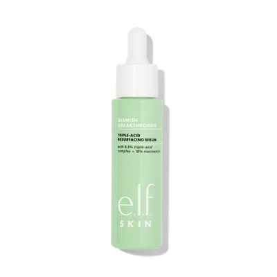 E.l.f. Cosmetics Blemish Breakthrough Triple-acid Resurfacing Serum In Green
