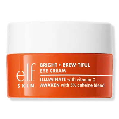 E.l.f. Cosmetics Bright + Brew-tiful Eye Cream In Transparent