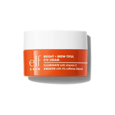 E.l.f. Cosmetics Bright + Brew-tiful Eye Cream Mini In Transparent