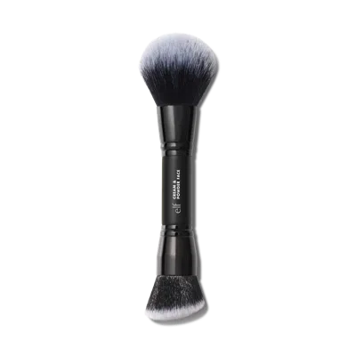 E.l.f. Cosmetics Cream & Powder Face Brush In Black