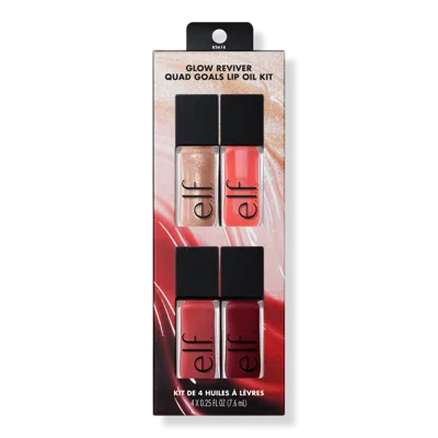 E.l.f. Cosmetics Glow Reviver Quad Goals Lip Oil Kit