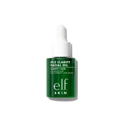 E.l.f. Cosmetics Plz Clarify Facial Oil In Green