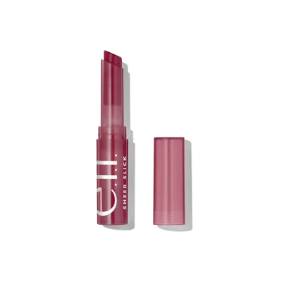 E.l.f. Cosmetics Sheer Slick Lipstick Black Cherry In Transparent