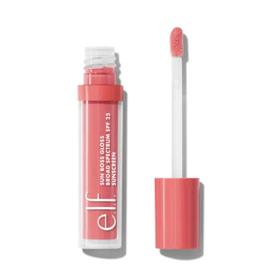 E.l.f. Cosmetics Sun Boss Gloss Spf 25 In Pink