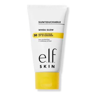 E.l.f. Cosmetics Suntouchable Whoa Glow Broad Spectrum Spf 30 Sunscreen - Sunbeam In Yellow
