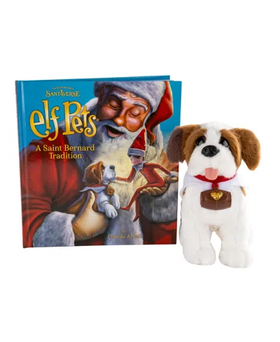 Elf On The Shelf Kids' A Saint Bernard Tradition Elf Pets In White,brown