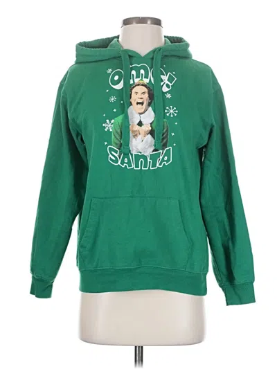 Pre-owned E.l.f. Pullover Hoodie In Green