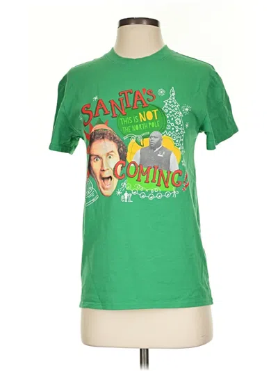 Pre-owned E.l.f. Short Sleeve T-shirt In Green