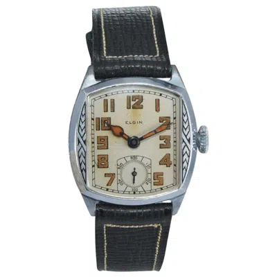 Pre-owned Elgin Chromium Finished New Old Stock In The Box, Circa 1929 In Multi