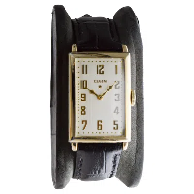 Pre-owned Elgin Gold Filled Art Deco Watch Circa, 1920's In Multi