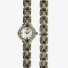 Elgin Womens Two Tone 2-pc. Watch Boxed Set Eg17011st In Transparent