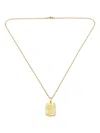 Elhanati 18k Yellow Gold Roxy Mezuzah Necklace In Gold