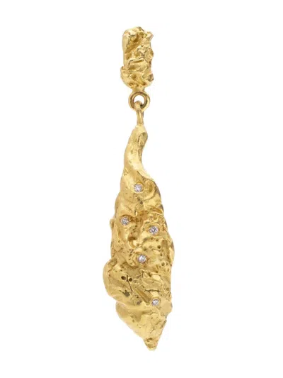 Elhanati 18kt Yellow Gold Rock Diamond Earring