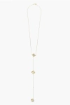 Elhanati Khaite 24k Gold-coated Silver Lariat Necklace