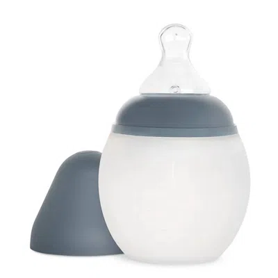 Élhée Baby Bottle - 8 oz Medium Flow In Blue Gray In Multi