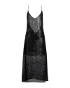 Eli Blumen Eli_blumen Woman Maxi Dress Black Size S Polyester, Elastane In Black