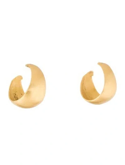 Pre-owned Eli Halili 22k Mini Hoop Earrings In Multi
