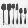Eli Home 6 Piece Silicone Spatula Set In Black