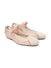 Eli1957 Braided Ballet Flats In Neutrals