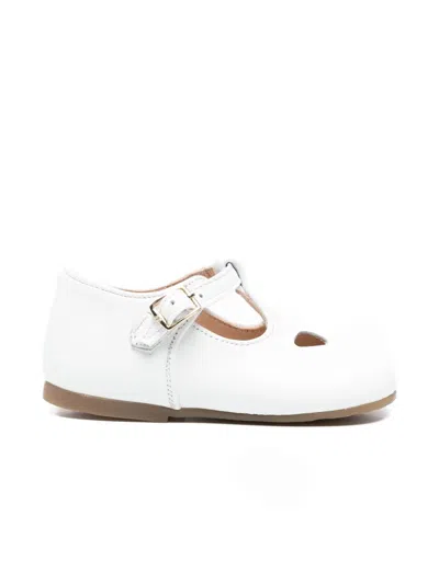 Eli1957 Kids' Buckle-detail Moccasins In White