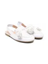 Eli1957 Iridescent Slippers In White