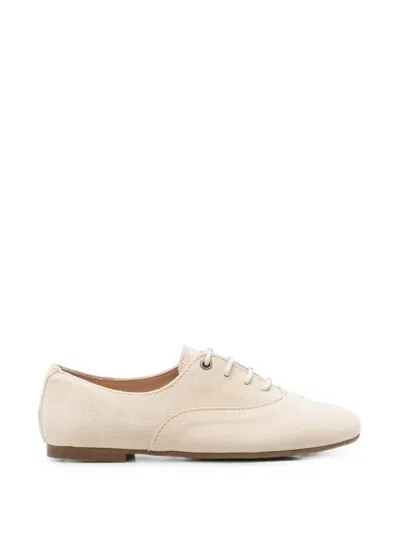 Eli1957 Kids' Lace-up Suede Sneakers In Neutral