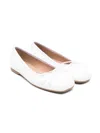 Eli1957 Leather Ballet Flats In 白色